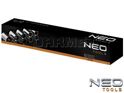 Zestaw nasadek udarowych sześciokątnych 1/2" - 10 sztuk - NEO TOOLS (12-101)