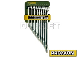 Zestaw kluczy SLIM-LINE, płasko-oczkowe - 12 sztuk - PROXXON (PR23820)