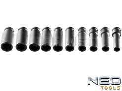 Zestaw nasadek udarowych sześciokątnych 1/2" - 10 sztuk - NEO TOOLS (12-107)