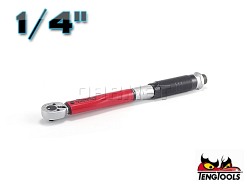 Klucz dynamometryczny 1/4" 1492AG-E, zakres: 5-25Nm - TENGTOOLS (7319-0035)