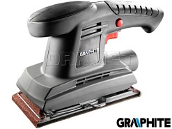 Szlifierka oscylacyjna 180W, rozmiar stopy: 90 X 187MM - GRAPHITE (59G321)