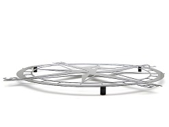 Róża wiatrów | kompas | średnica 80 cm | dekoracja ścienna do salonu | cięcie laserem - DARMET