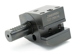 Uchwyt narzędziowy VDI 30 typ C2 | wzdłużny lewy | do noży tokarskich 20 mm | C2.D30.H20 - Darmet