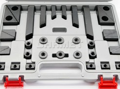 Płytki dociskowe | zestaw 58 elementów mocujących M12/16 mm