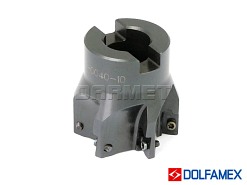 Frez składany nasadzany 40 mm walcowo-czołowy | 6-ostrzowy - 220.699 -040 - 10 - DOLFAMEX