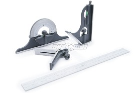 Kątownik kombinowany 300 mm | zestaw 4 elementy - Limit 266850106