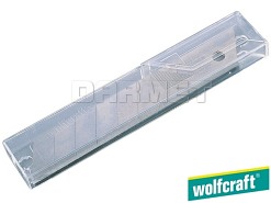 Ostrza odłamywane, 7 segmentów, szerokość ostrza: 18 mm - 5 sztuk - WOLFCRAFT WF4181000