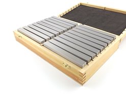 Bloczki równoległościenne | podkładki frezarskie 150 x 8 mm | zestaw 18 par |  PF 150/8 - 17/51x18 PB154-2