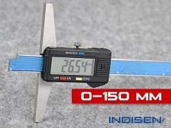 Głębokościomierz elektroniczny 150MM - INDISEN (4130-1500)