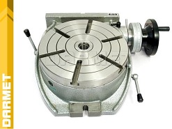 Stół obrotowy do frezarki, podziałowy (pion i poziom) 250 mm - DARMET TSL-250