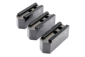 Szczęki do uchwytów tokarskich z mocowaniem mechanicznym 200 mm | SGM MVS 200-14-01 | górne | miękkie | komplet (3 szt.) - BISON-BIAL (398525045200)