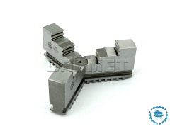 Szczęki tokarskie jednolite twarde wewnętrzne (komplet) 200 mm, do uchwytów 32**, 35**, 3-szczękowe - BISON-BIAL 398535140700