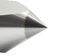 Kieł tokarski stały zewnętrzny ze ścięciem i końcówką z węglików spiekanych - Morse 4 - ZM KOLNO (Typ 8731)