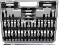 Płytki dociskowe | zestaw 58 elementów mocujących M8/10 mm