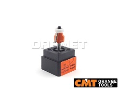 Frez zaokrąglający R2 do drewna z łożyskiem dolnym | 16,7 x 12,7 x 6 mm - CMT (738.167.11)