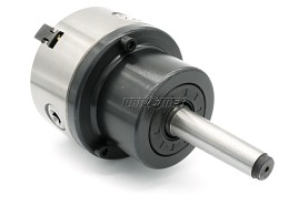 Uchwyt tokarski samocentrujący, żeliwny, 3 - szczękowy | 125 mm | chwyt Morse MK3 łożyskowany (DM-MW3-D125)