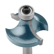 Frez trzpieniowy do drewna zaokrąglający | Z łożyskiem dolnym | Śr. robocza 15,9 mm | Dł. robocza 6,4 mm - GLOBUS (FT508-0008-0002)