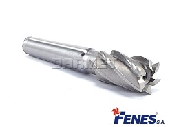 Frez trzpieniowy do metalu 36 mm | 6-ostrzowy | krótki walcowo-czołowy | chwyt Morse'a mk4 DIN845-B K-N HSS - FENES 0641-512-400-145