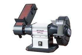 Uniwersalna szlifierka stołowa do metalu GU 30S z nasadą szlifierską | średnica tarczy 300 mm | 2200 W | 400 V - OPTIMUM 3101585