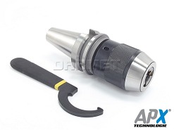 Trzpień BT40 zintegrowany z uchwytem wiertarskim bezkluczykowym | 1-13 mm - APX (7656)