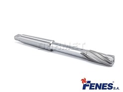 Rozwiertak maszynowy zdzierak trzpieniowy krótki z chwytem Morse'a MK1, NRTa HSS - 7,8MM - FENES
