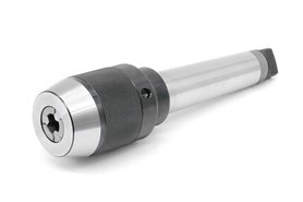 Uchwyt wiertarski bezkluczykowy samozaciskowy 1 - 13MM | zintegrowany z trzpieniem | gwint | płetwa wkręcana w zestawie - Morse MK4 - DARMET