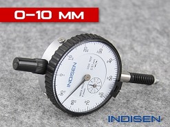 Czujnik zegarowy, udaroodporny i wodoszczelny 10/0,01MM - INDISEN (5412-0100)