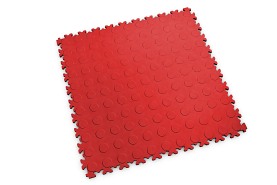 Podłoga Fortelock Industry 2040 - wzór monety (Coins Rosso Red)