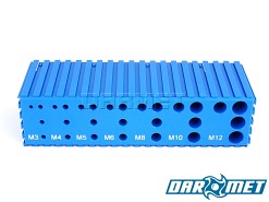 Stojak na gwintowniki M3 - M12 | 28 otworów | kolor niebieski (2071)