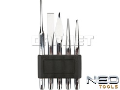 Zestaw wybijaków i przecinaków - 5 sztuk - NEO TOOLS (33-060)