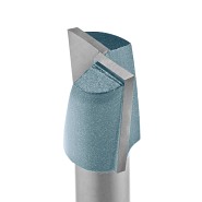 Frez trzpieniowy do drewna prosty, dwupłytkowy | Z ostrzem wiercącym | Średnica 19 mm | Wysokość płytki 30 mm - GLOBUS (FT504-0012-0002)