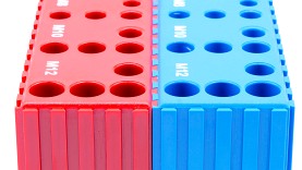 Stojak na gwintowniki M3 - M12 | 28 otworów | kolor czerwony (2071)