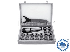 Oprawka zaciskowa do tulejek ER16 x 8 szt. - Morse 3 - komplet - ZM KOLNO (Typ 7711)