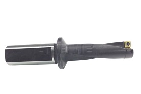 Wiertło składane 14 mm 3xD na płytki wieloostrzowe SOLT | chwyt walcowy 20 mm | chłodzenie wewnętrzne - PAFANA (SD-14-3D-W20-SOLT05)