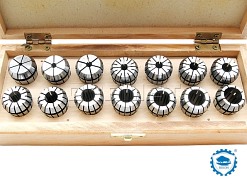 Tulejka zaciskowa ER25 | Zestaw 14 szt. - ZM KOLNO (Typ 7618)