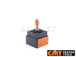 Frez bruzdujący, stożkowy 90° do drewna | 9,5 x 12,7 x 8 mm - CMT (915.095.11)