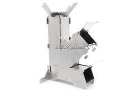 Mini piecyk kominek rakietowy survivalowy | kuchenka turystyczna do bushcraftu | z pokrowcem - DARMET