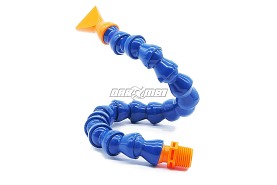 Przewód z dyszą płaską z wylotem 62,20x2,80 mm i gwintem zewnętrznym NPT 1/2", system 1/2", długość 600 mm - LOC-LINE (P16140)
