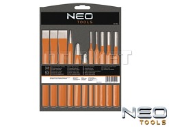 Zestaw wybijaków i przecinaków - 12 sztuk - NEO TOOLS (33-062)