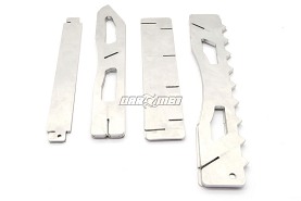 Przenośny grill kieszonkowy ze stali nierdzewnej | 33 x 16 x 16 cm - DARMET