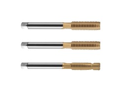 Gwintownik ręczny M3 | komplet 3 szt. | DIN 352 | INOX | HSS-E | 6HX | TN2 - FANAR A2-235831-0030