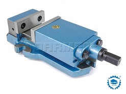 Imadło maszynowe 105 mm z pryzmowym prowadzeniem szczęki | typ 6910-105 - BISON 326910000600