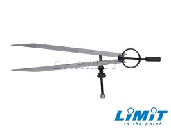 Cyrkiel traserki | sprężynowy z blokadą | długość 150 mm | rozwarcie 150 mm - Limit 24440406