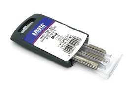 Gwintownik ręczny do gwintu metrycznego zwykłego, komplet 3 szt. (RM ≤ 600), DIN 352/3, HSS-G - M10 - FENES 450458