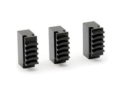 Szczęki jednolite miękkie 125 mm SJM | Komplet 3 szt. | do uchwytów 32**, 35**, 3-szczękowych - BISON-BIAL (398536020000)