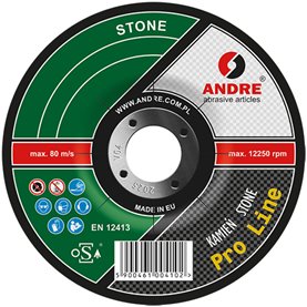 Tarcza wypukła do cięcia PRO-LINE | wersja STONE | typ 42 | 230 x 3 x 22,2 mm | 98C24RBF - ANDRE 020161