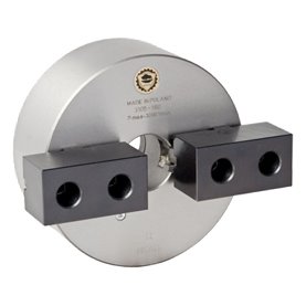 Uchwyt tokarski samocentrujący spiralny, żeliwny, 2 - szczękowy: 160 MM (DIN 6350) - BISON BIAL (3105-160)