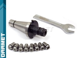 Zestaw: oprawka zaciskowa do tulejek ER16 (8szt.) - ISO40 (DM-076)