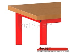 STÓŁ WARSZTATOWY Z 3 SZAFKAMI (12 szuflad) - 2230 mm - FAST SERVICE (P-3-14-01)