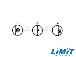 Czujnik krawędzi | centrownik mechaniczny; chwyt 10 mm / 4,0 mm - Limit 172500100